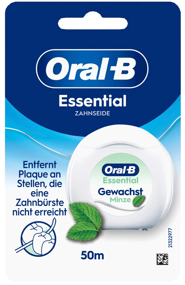 Oral-B Fil dentaire Essential Floss, 50 m, goût menthe - OEM 8006530045797
