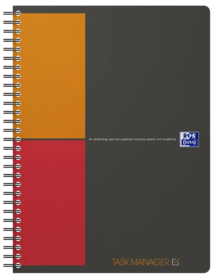 Oxford Cahier à spirale International Task Manager, B5 - OEM 400202295