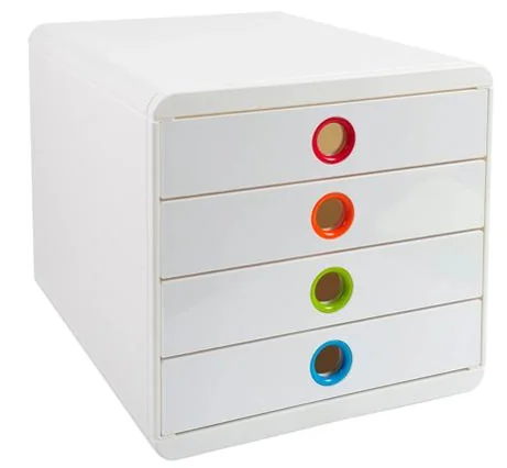 EXACOMPTA Module de classement POP-BOX, 4 tiroirs - OEM 314398D