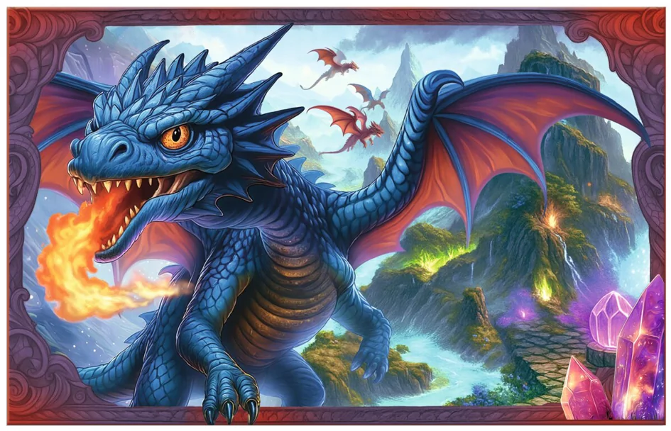 HERMA Sous-main 'Dragons', (L)550 x (H)350 mm - OEM 20144