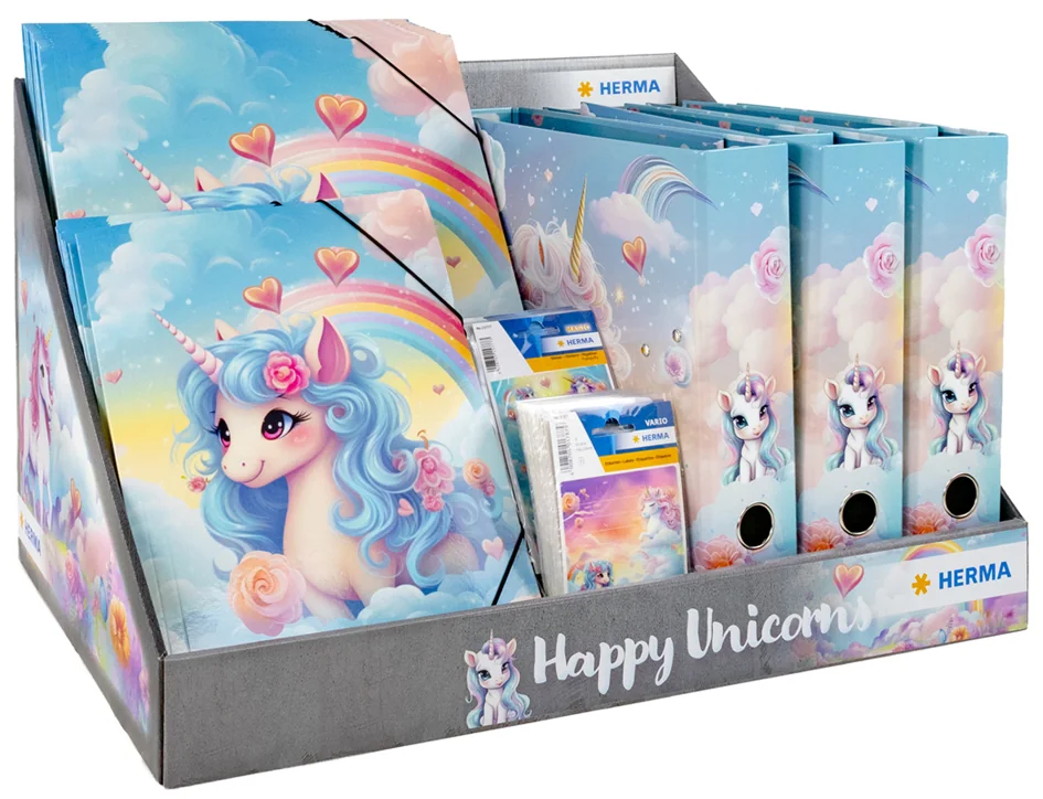 HERMA Série de motifs 'Happy Unicorns', présentoir - OEM 20167
