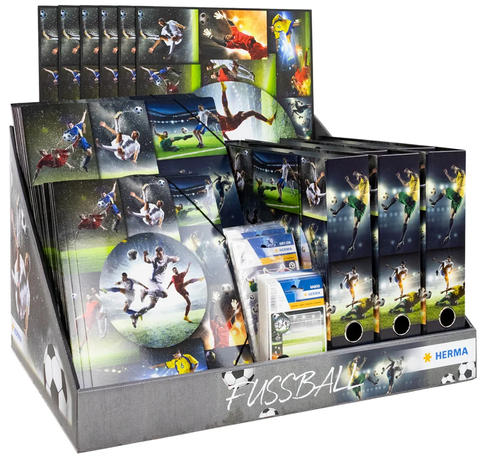 HERMA Série de motifs 'Football', présentoir - OEM 20171
