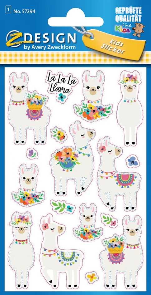 AVERY Zweckform ZDesign KIDS Sticker Glossy 'Panda' - OEM 57297