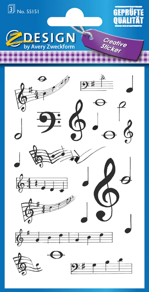 AVERY Zweckform ZDesign CREATIVE Sticker 'notes' - OEM 55151