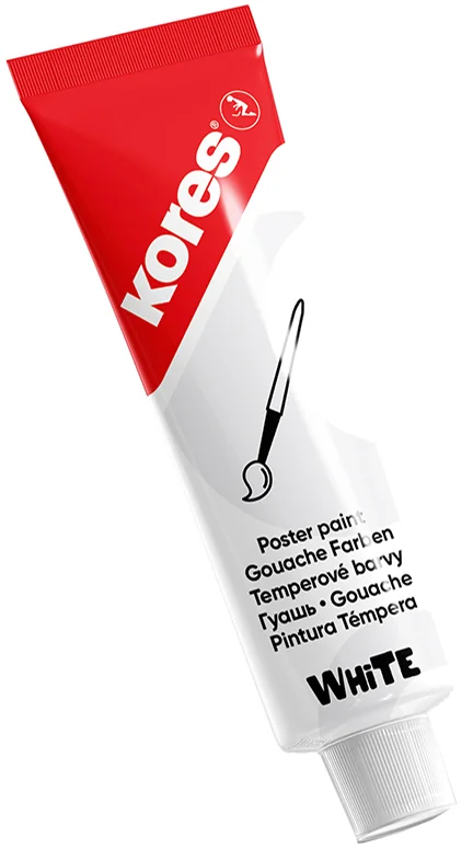 Kores Gouache 'Temperas', tube, 12 ml, noir - OEM FF72419