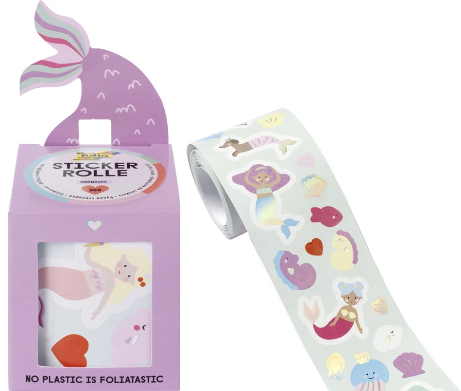 folia Sticker MERMAIDS, sur rouleau, 4 m - OEM 27101