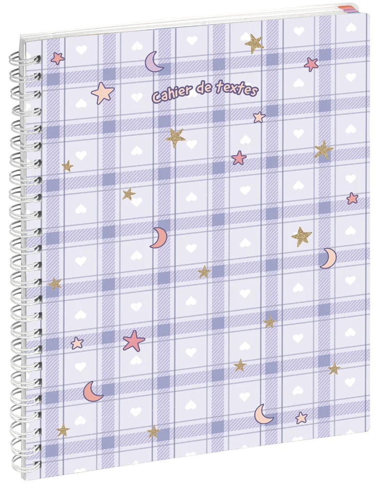 EXACOMPTA Cahier de textes Elsa 'Tartan', 170 x 220 mm - OEM 9901022E