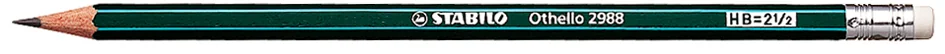 STABILO Crayon graphite Othello avec gomme, dureté: 2B - OEM 2988/2B