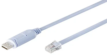 DIGITUS Câble console USB 2.0 - RJ45, 1,8 m, bleu - OEM DA-70173