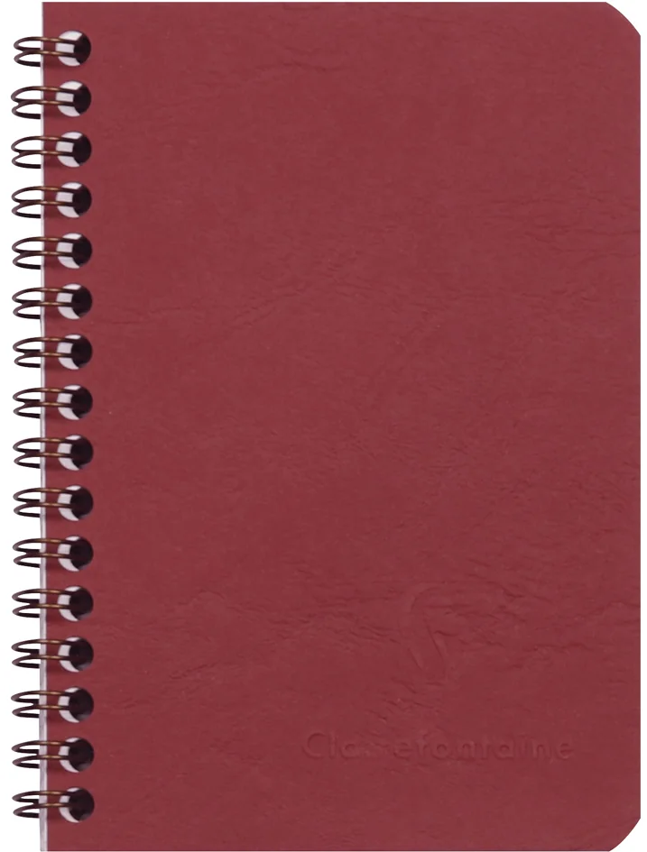 Clairefontaine Carnet AGE BAG, 90 x 140 mm, ligné, rouge - lot de 5 - OEM 785962C