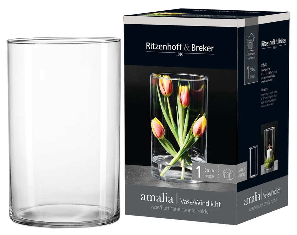 Ritzenhoff & Breker Vase AMALIA, transparent - OEM 823882