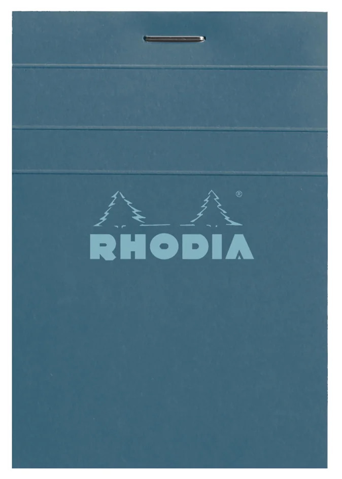 RHODIA Bloc agrafé No. 11, A7, quadrillé 5x5, rose poudré - OEM 11302C