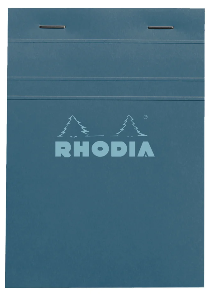 RHODIA Bloc agrafé No. 13, A6, quadrillé 5x5, rose poudré - OEM 13303C