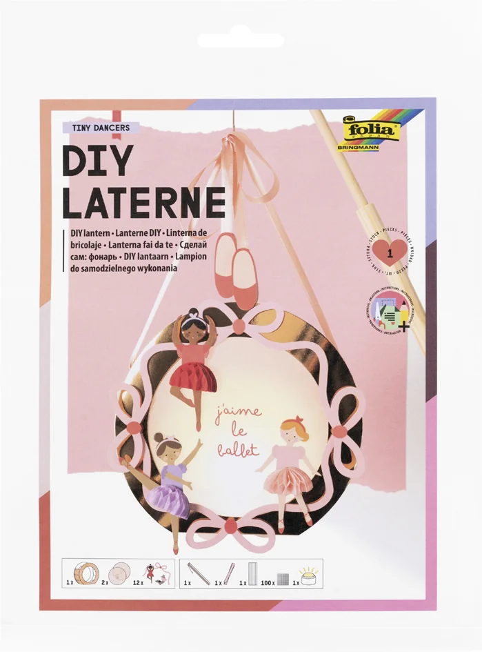 folia Lanterne DIY Tiny Dancers, or rose métallisé - OEM 94401