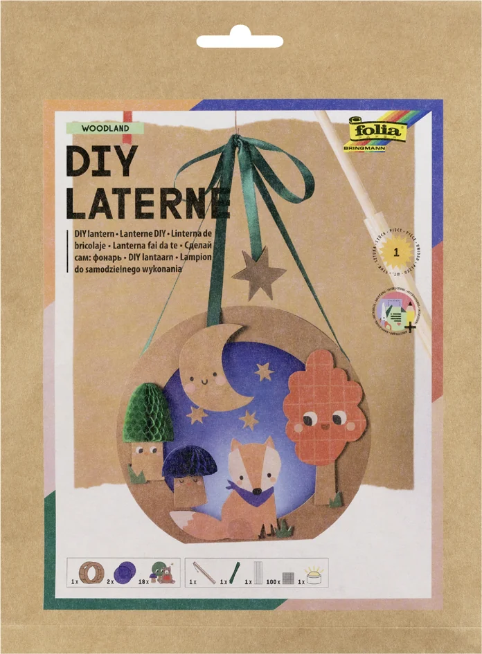 folia Lanterne DIY Wwoodland, kraft - OEM 94402